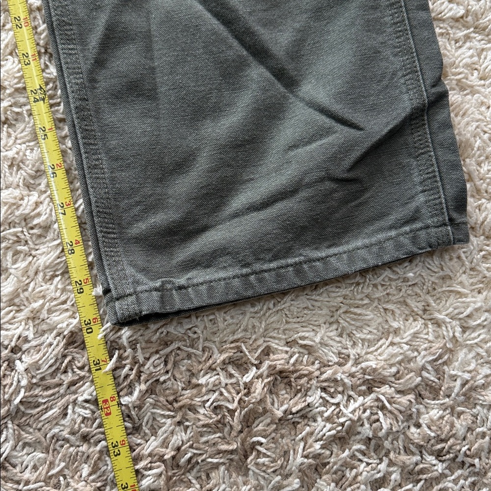 Carhartt Original Dungaree fit 32x32 💯 cotton. Green - Picture 9 of 10